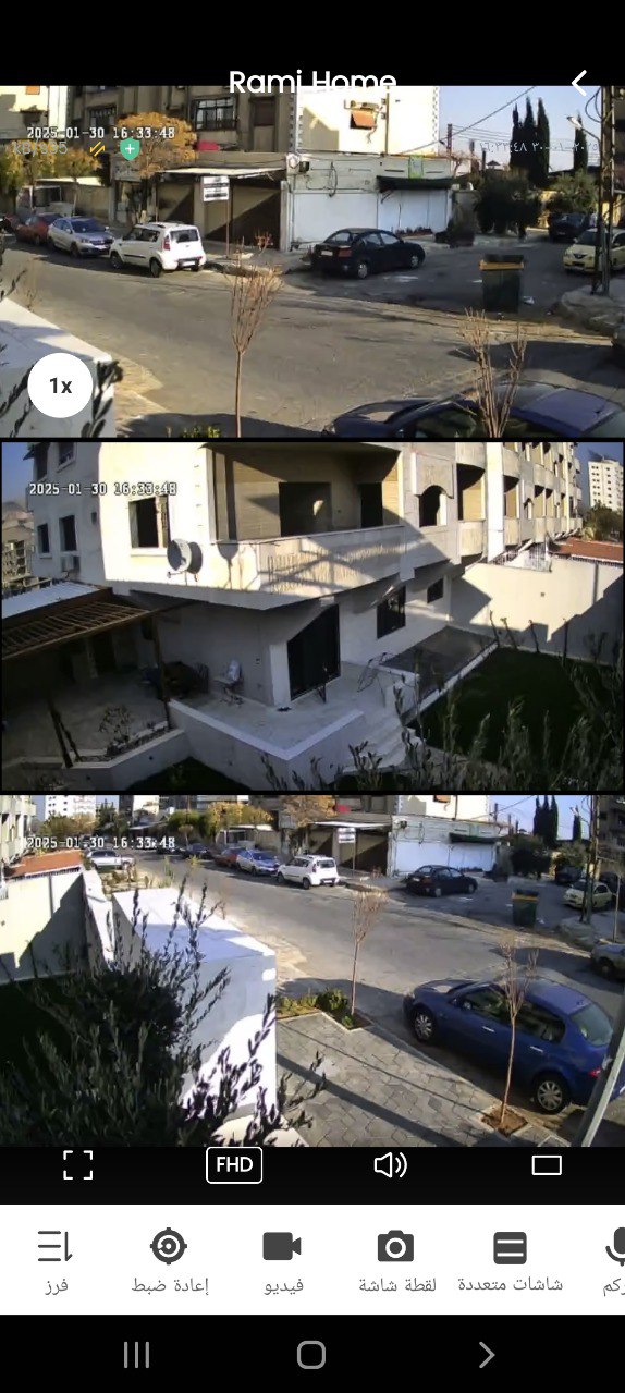 مراقبة مباشرة من حساب المالك لكاميرا K25